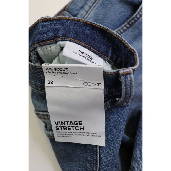 NWT Joe's Jeans The Scout Jeans Slim Boyfriend Distressed Timeless Destruct 28 - Picture 6 of 11